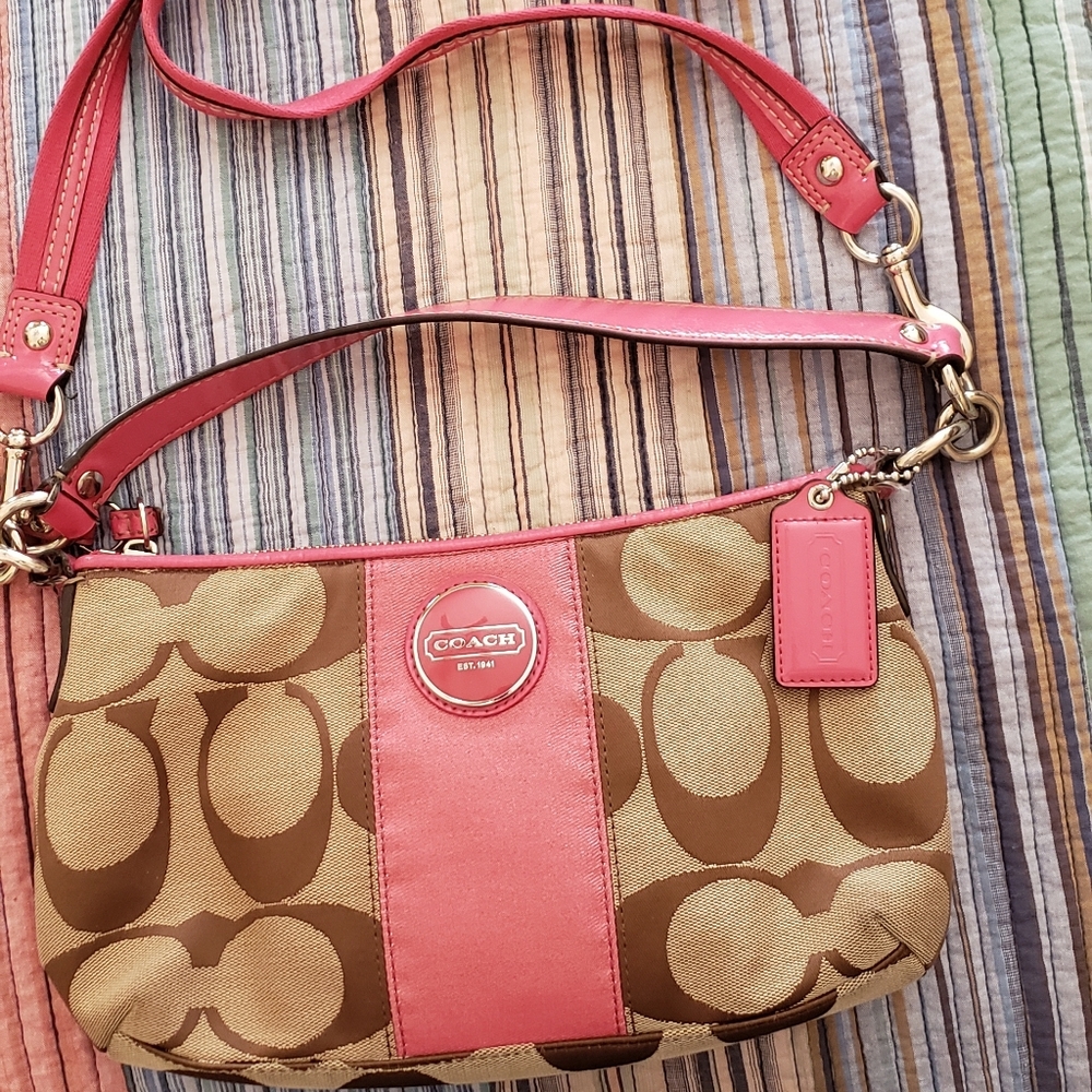 Coach crossbody and free matching wallet